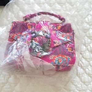 BEAUTIFUL PINK BAG WITH FLOWERS DESIGNED FROM ALDO NEW NEVER USED